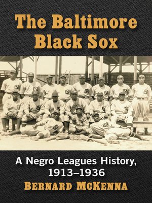 cover image of The Baltimore Black Sox